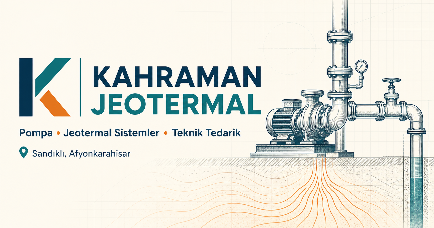 Jeotermal pompa ve tesisat çizimi
